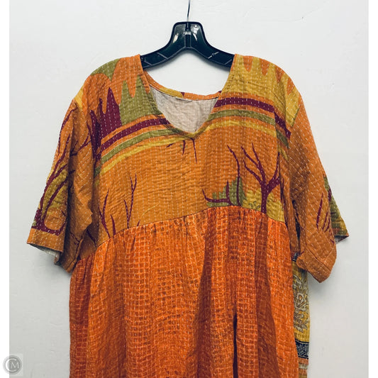 Dress Casual Maxi By Clothes Mentor In Multi-colored, Size: L