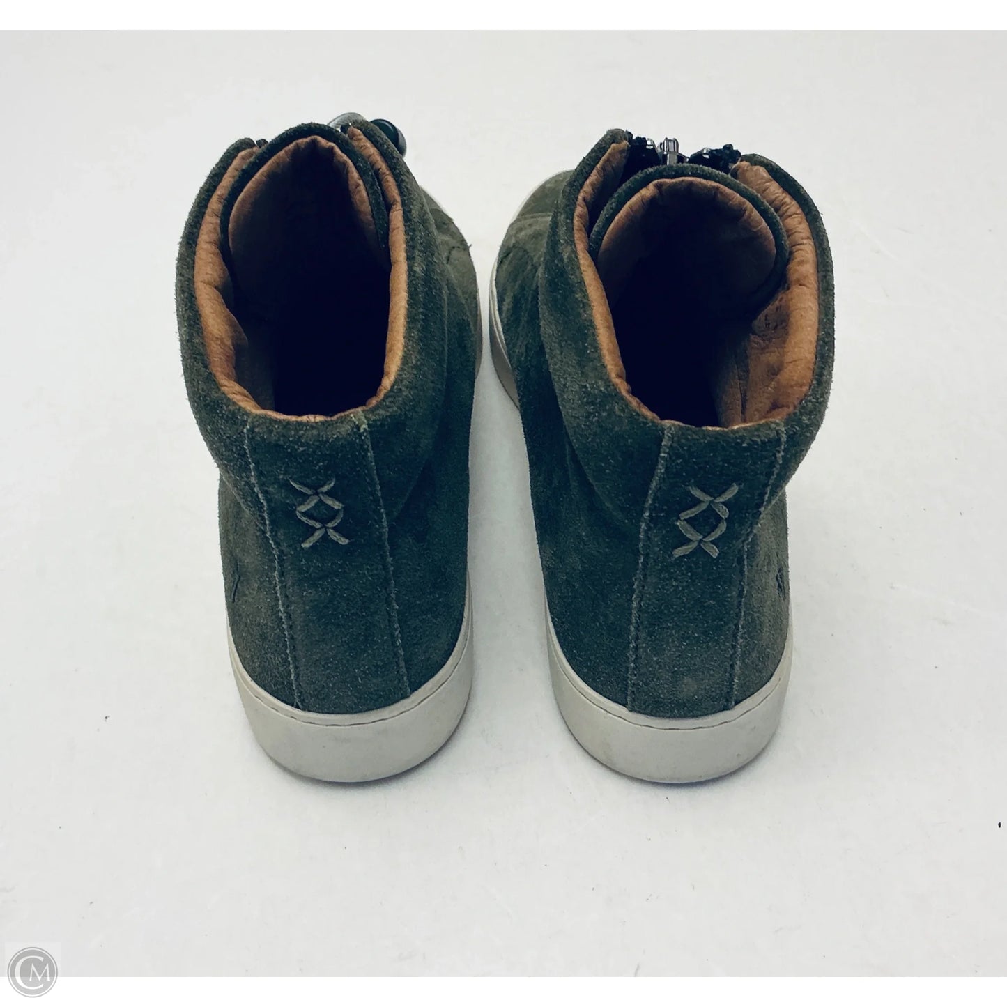 Shoes Designer By Frye In Green, Size: 7