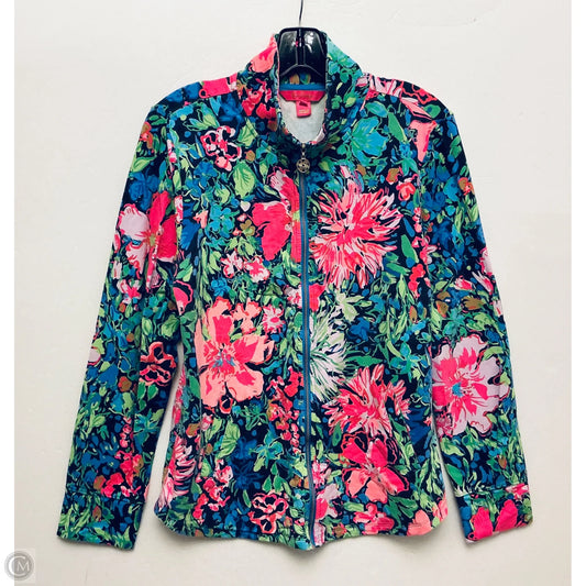 Jacket Designer By Lilly Pulitzer In Floral Print, Size: M