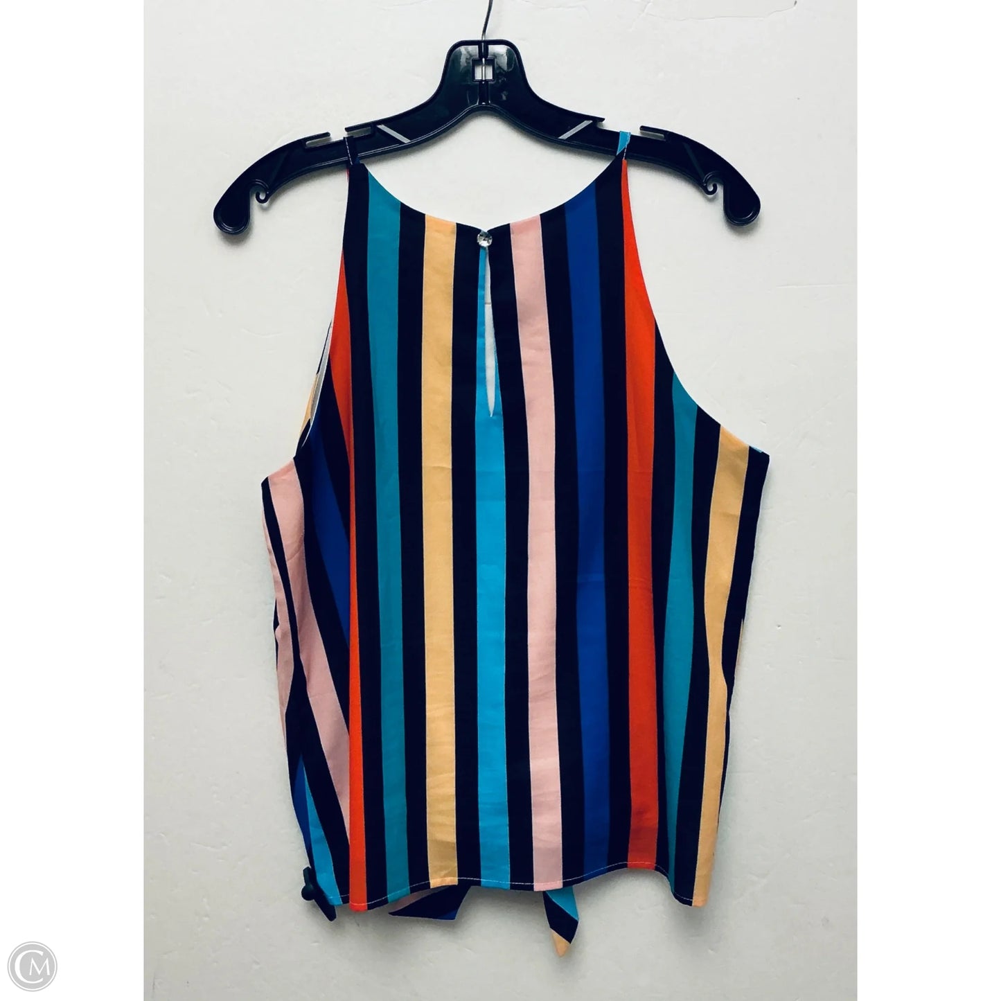 Top Sleeveless By Clothes Mentor In Striped Pattern, Size: L