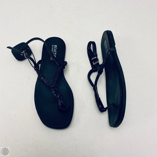 Sandals Flip Flops By Kenneth Cole Reaction In Black, Size: 5.5
