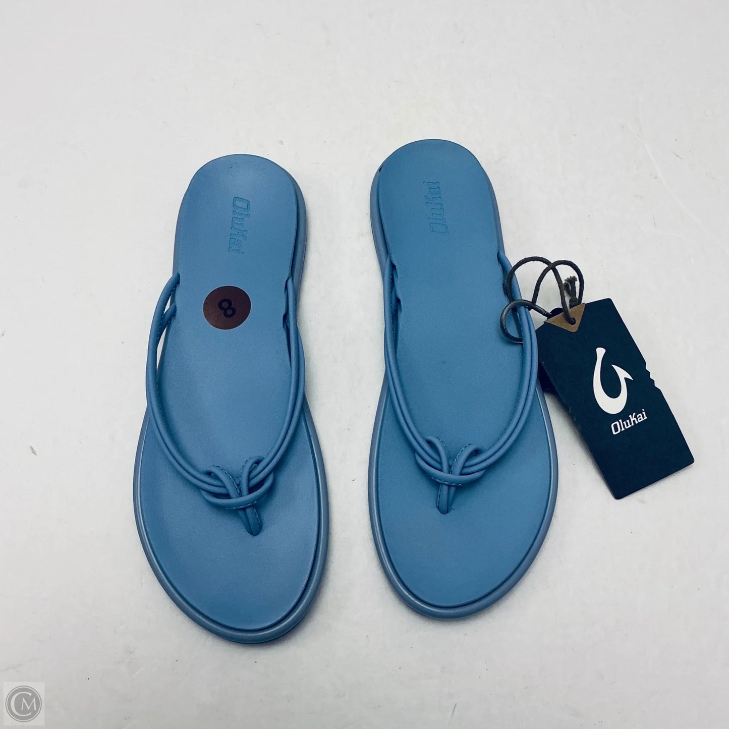 Sandals Flip Flops By Olukai In Blue, Size: 8