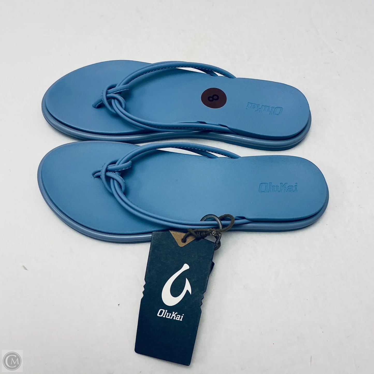 Sandals Flip Flops By Olukai In Blue, Size: 8
