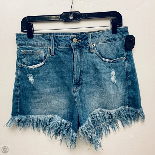Shorts By Good American In Blue Denim, Size: 8