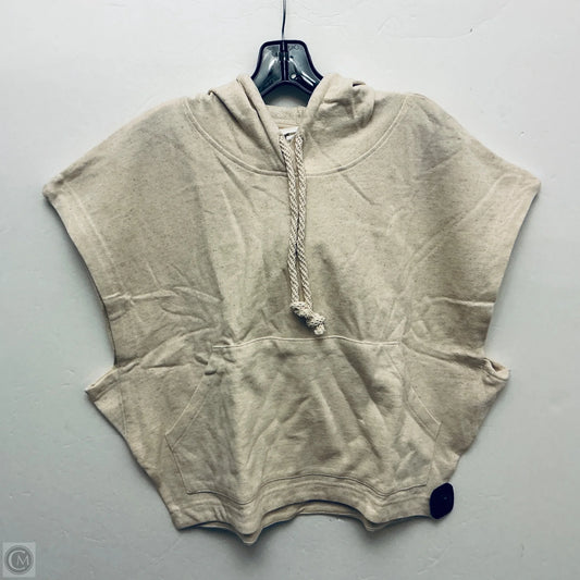 Sweatshirt Hoodie By H&m In Cream, Size: M