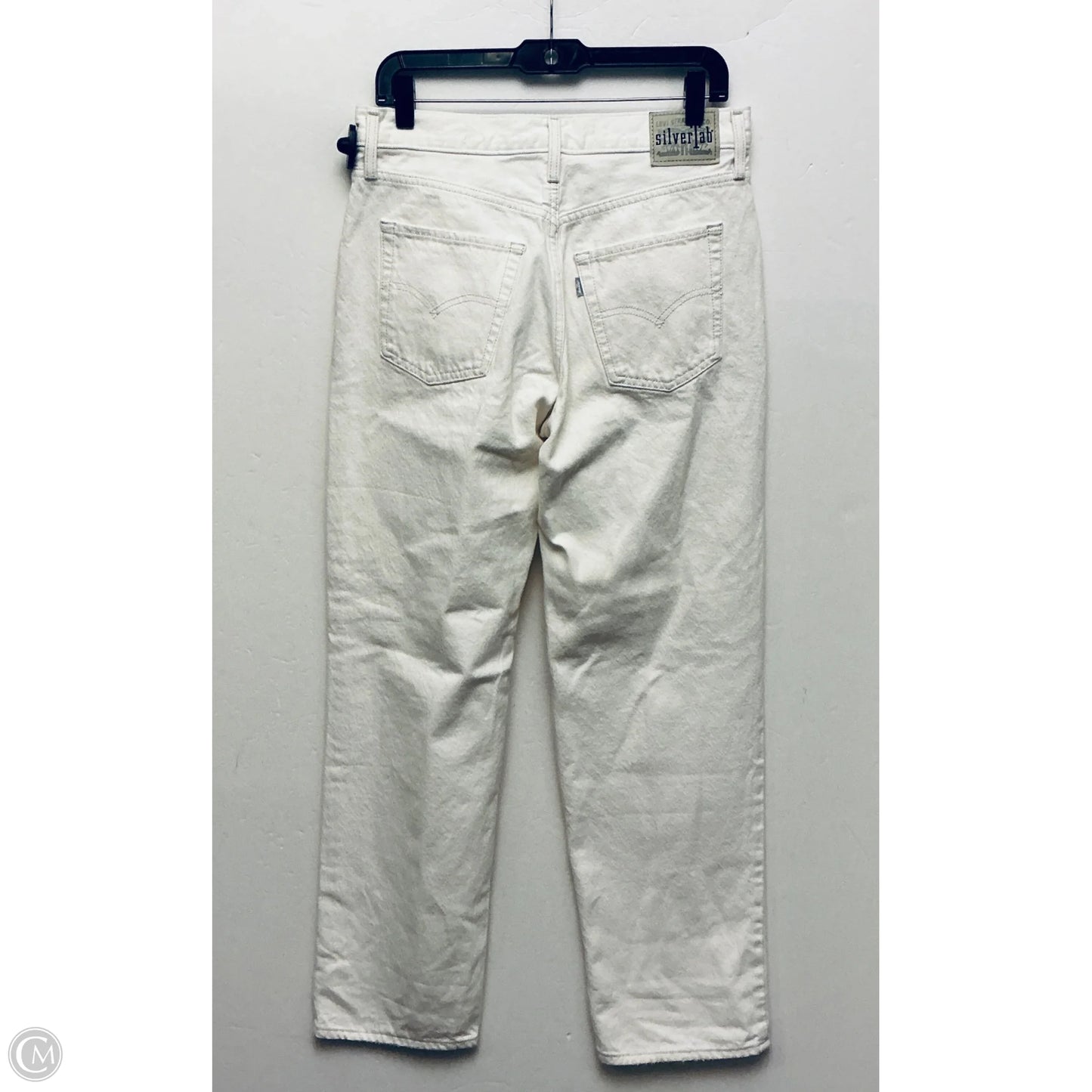 Jeans Cropped By Levis In White, Size: 8