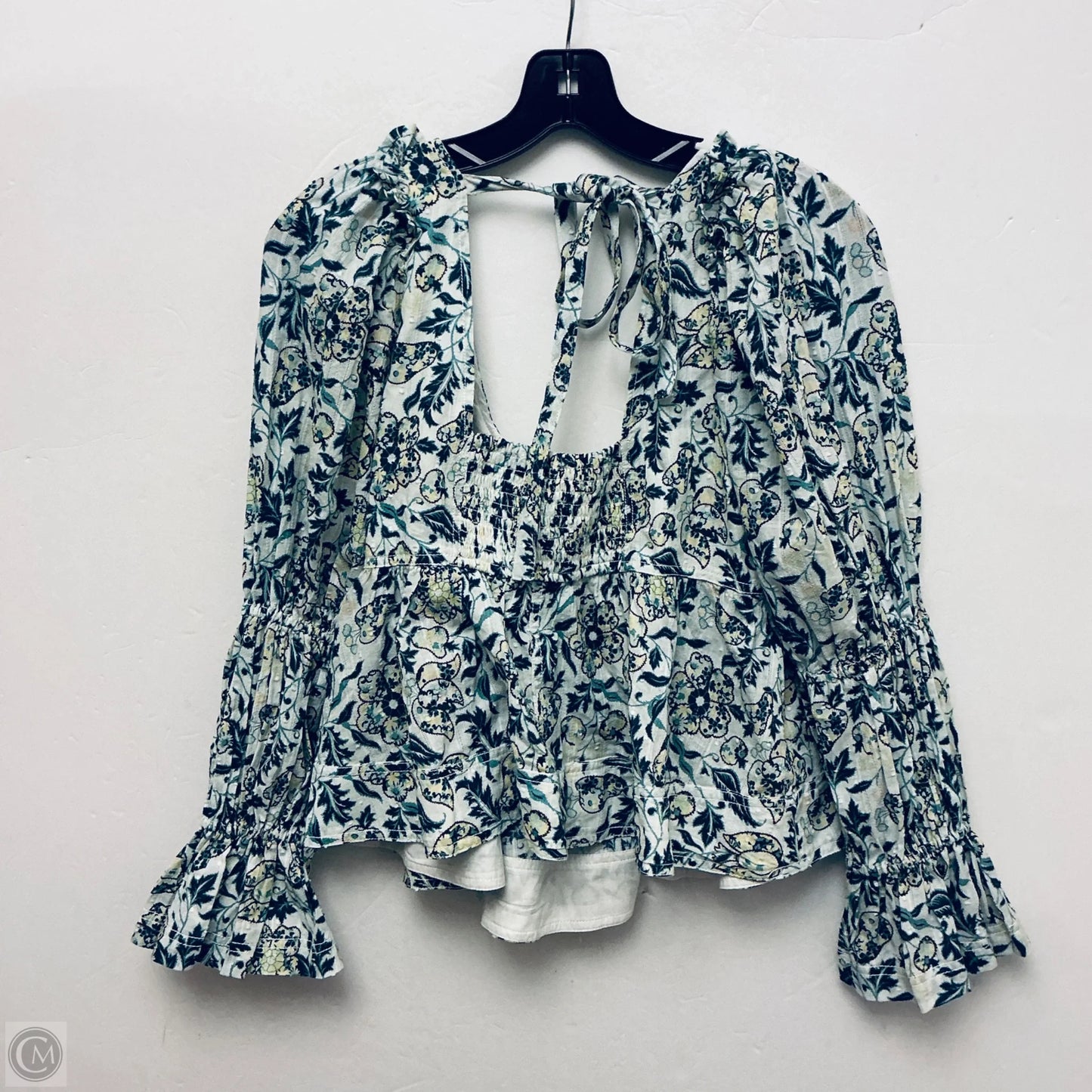 Top Long Sleeve By Pilcro In Floral Print, Size: M