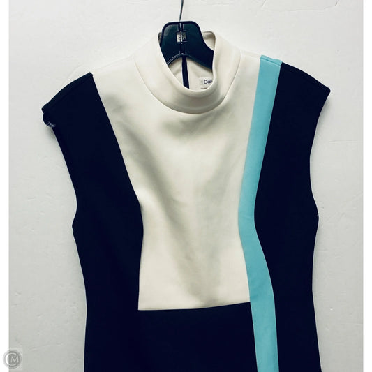 Dress Work By Calvin Klein In Multi-colored, Size: S