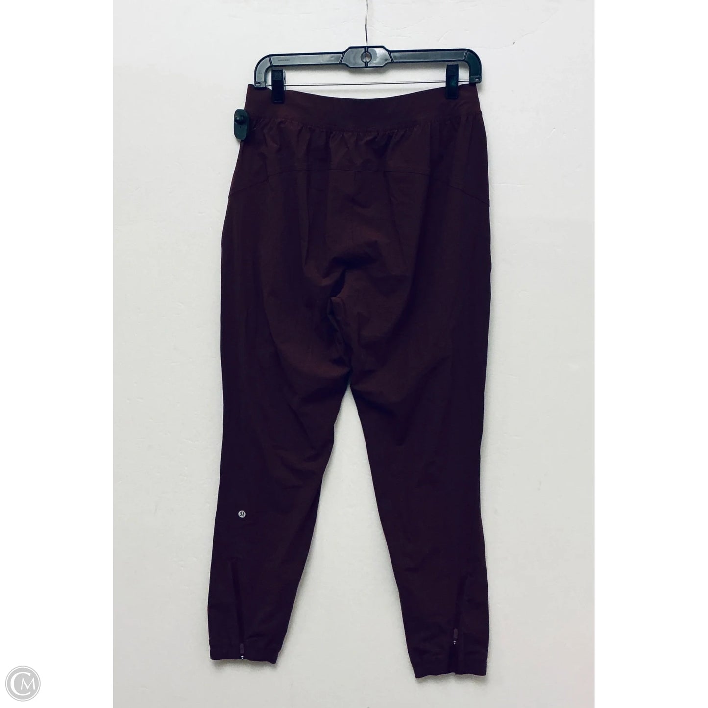 Athletic Pants By Lululemon In Maroon, Size: 8