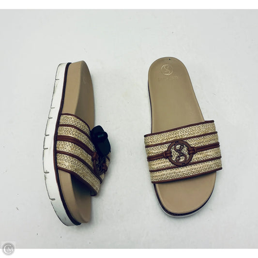 Sandals Flats By Sam And Libby In Tan, Size: 10