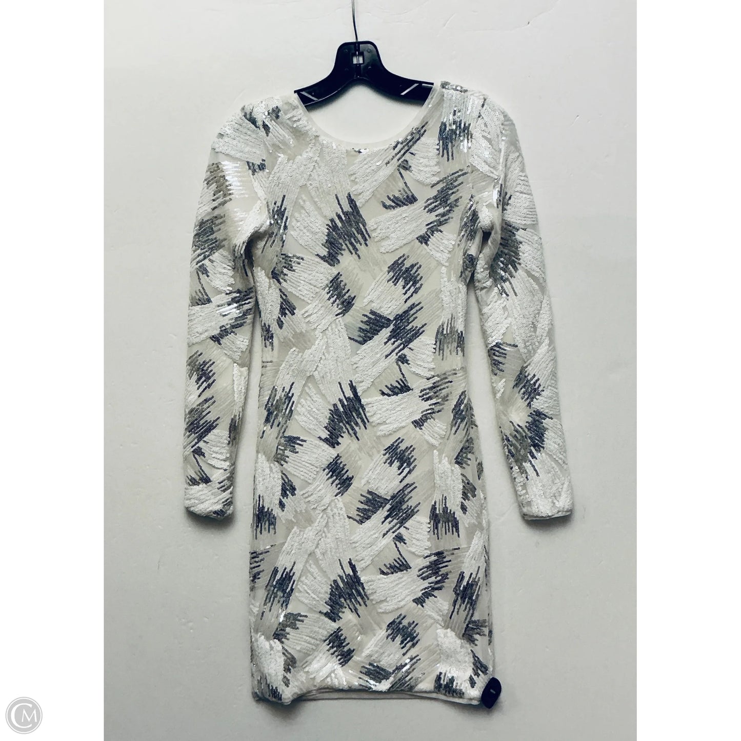 Dress Party Short By Bcbgmaxazria In White, Size: S