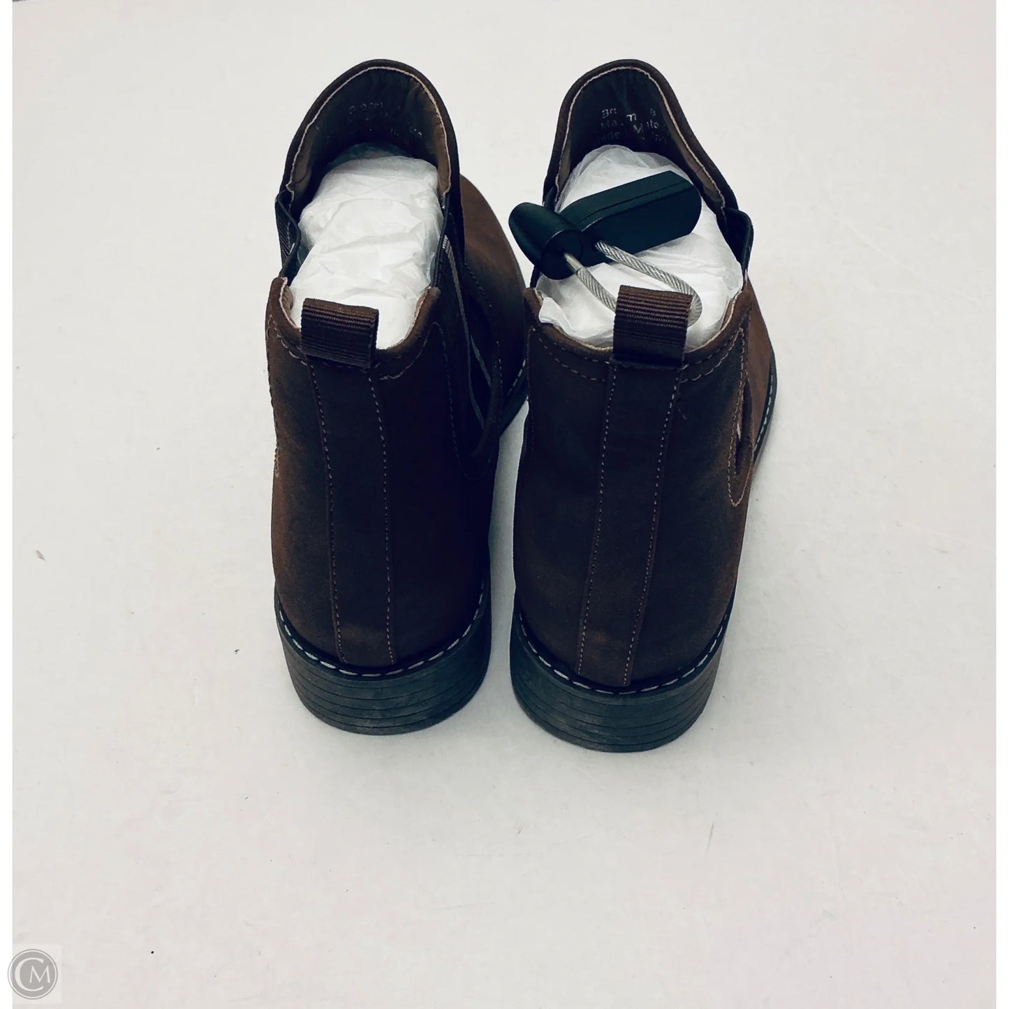 Boots Ankle Flats By Corkys In Brown, Size: 8