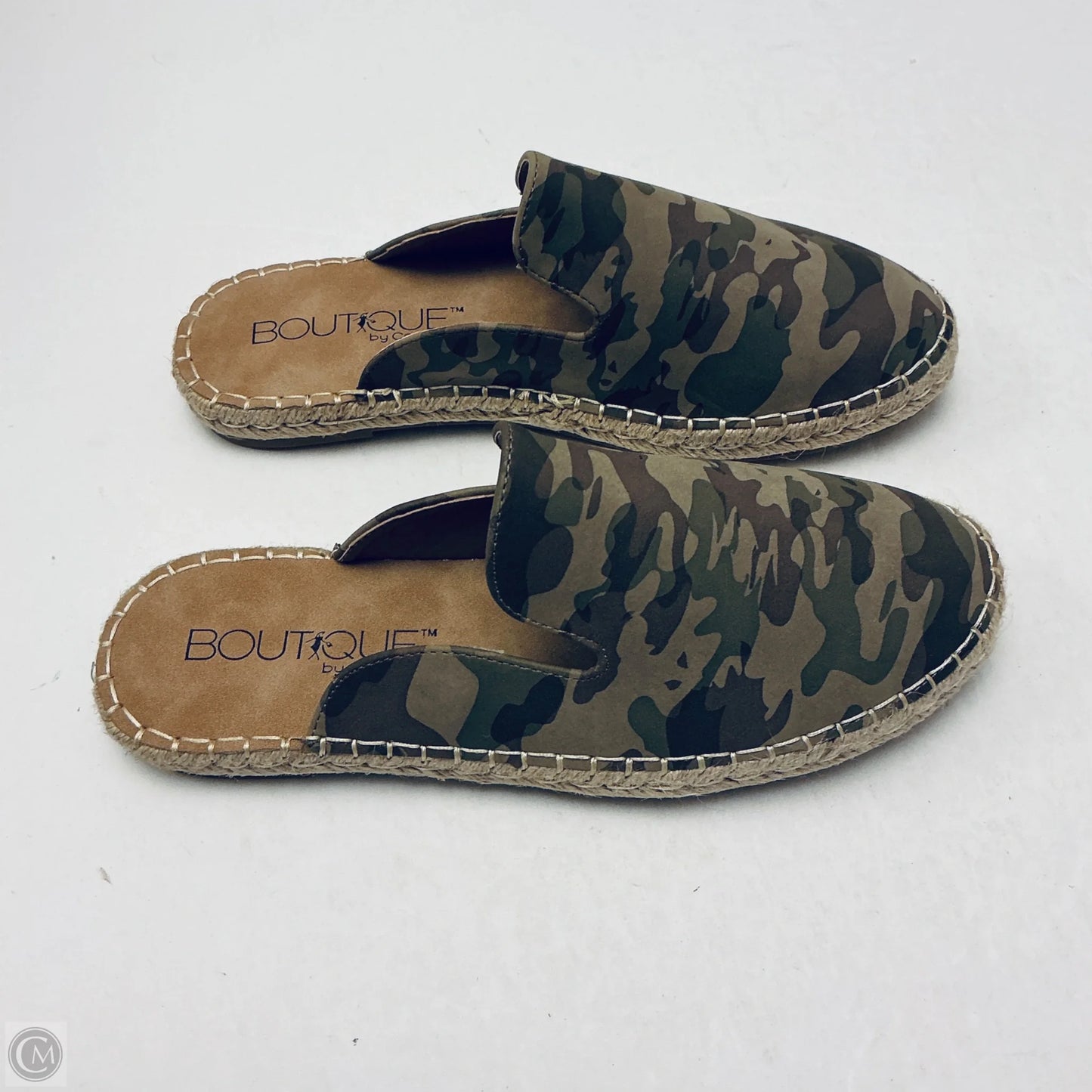 Sandals Flats By Corkys In Camouflage Print, Size: 8