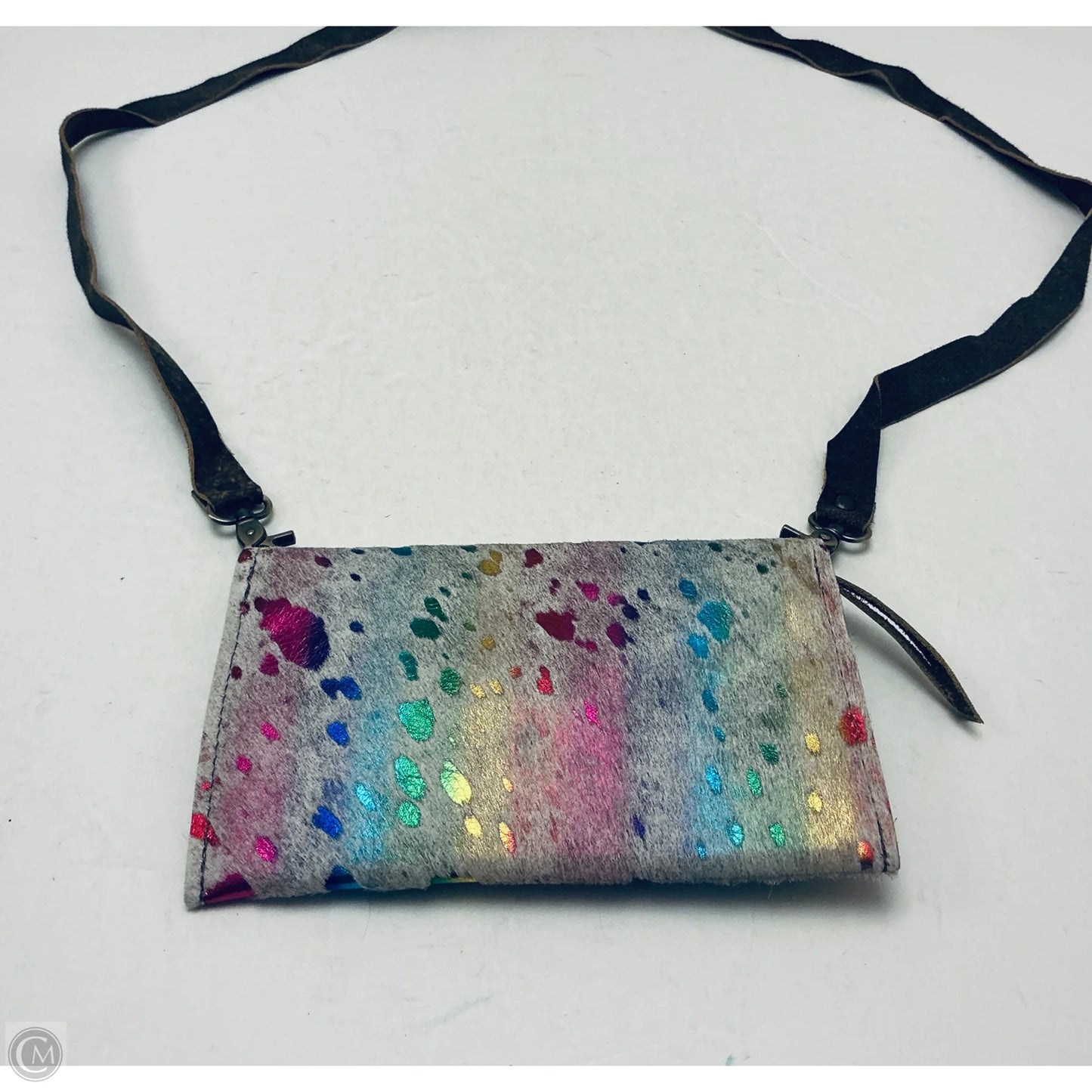 Crossbody Leather By Clothes Mentor, Size: Small
