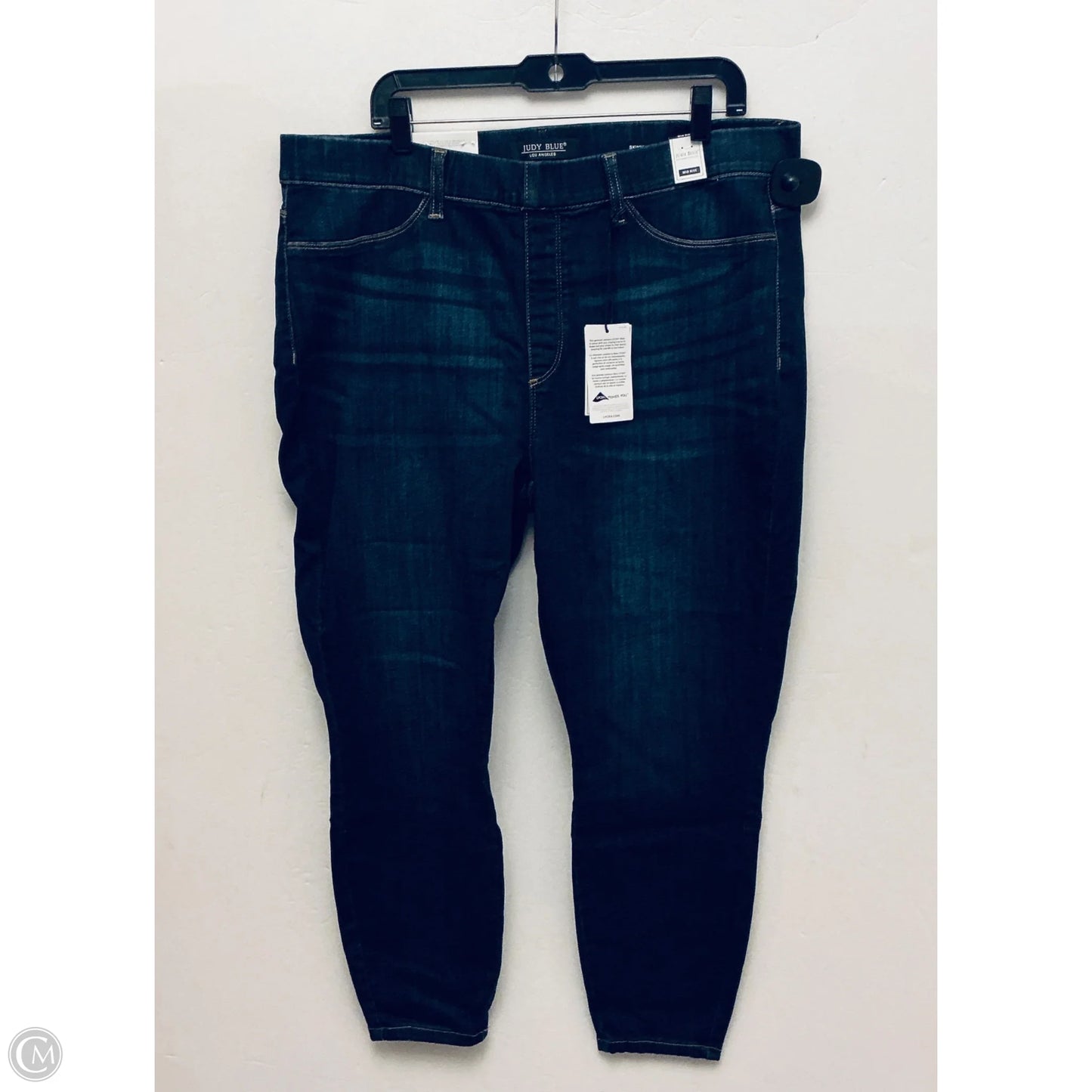 Jeans Straight By Judy Blue In Blue Denim, Size: 22