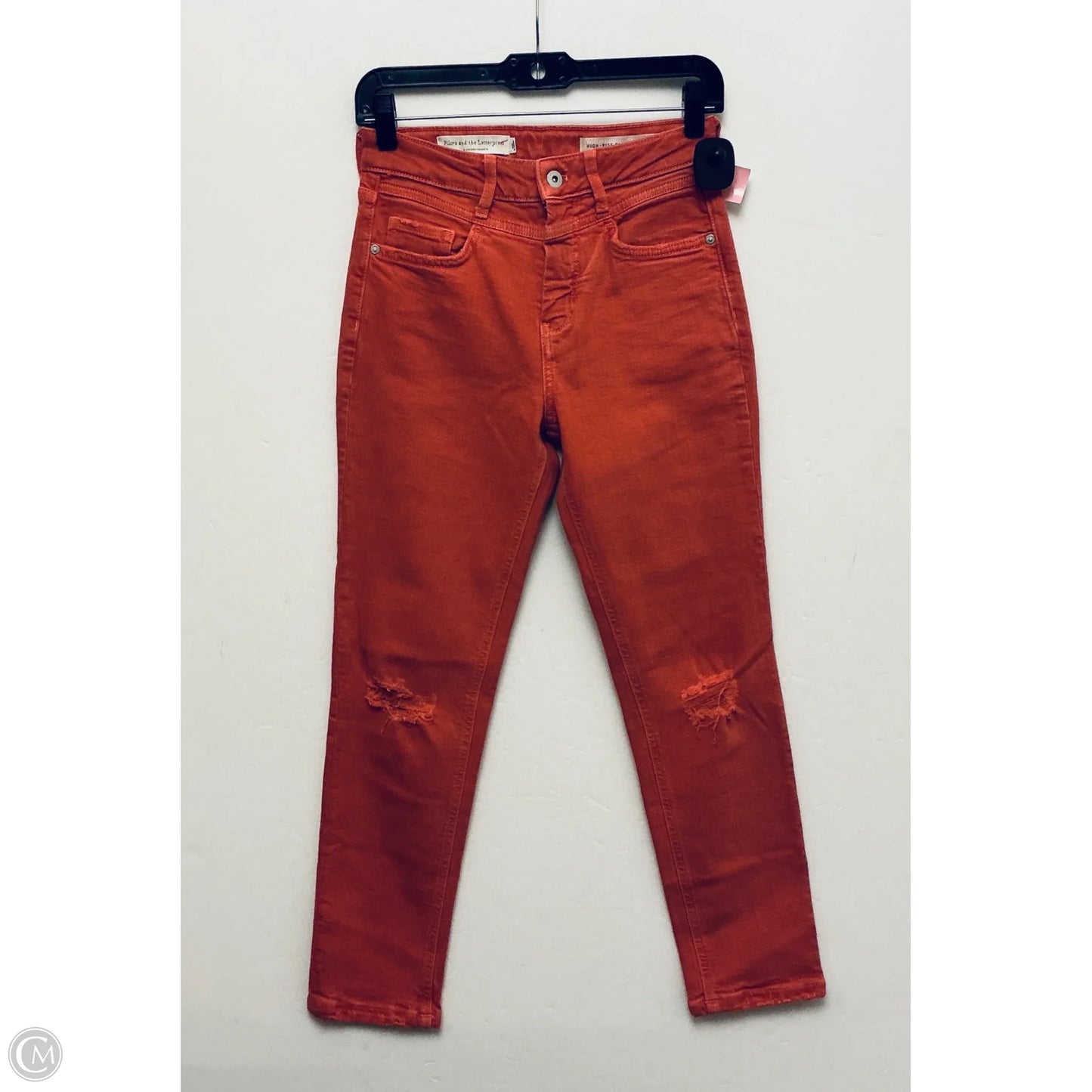 Jeans Straight By Pilcro In Red, Size: 4
