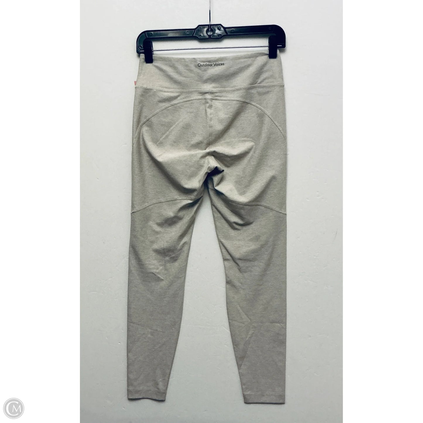 Athletic Leggings By Outdoor Voices In Tan, Size: S