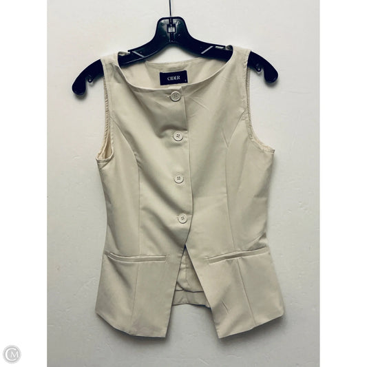 Top Sleeveless By Cider In Tan, Size: S