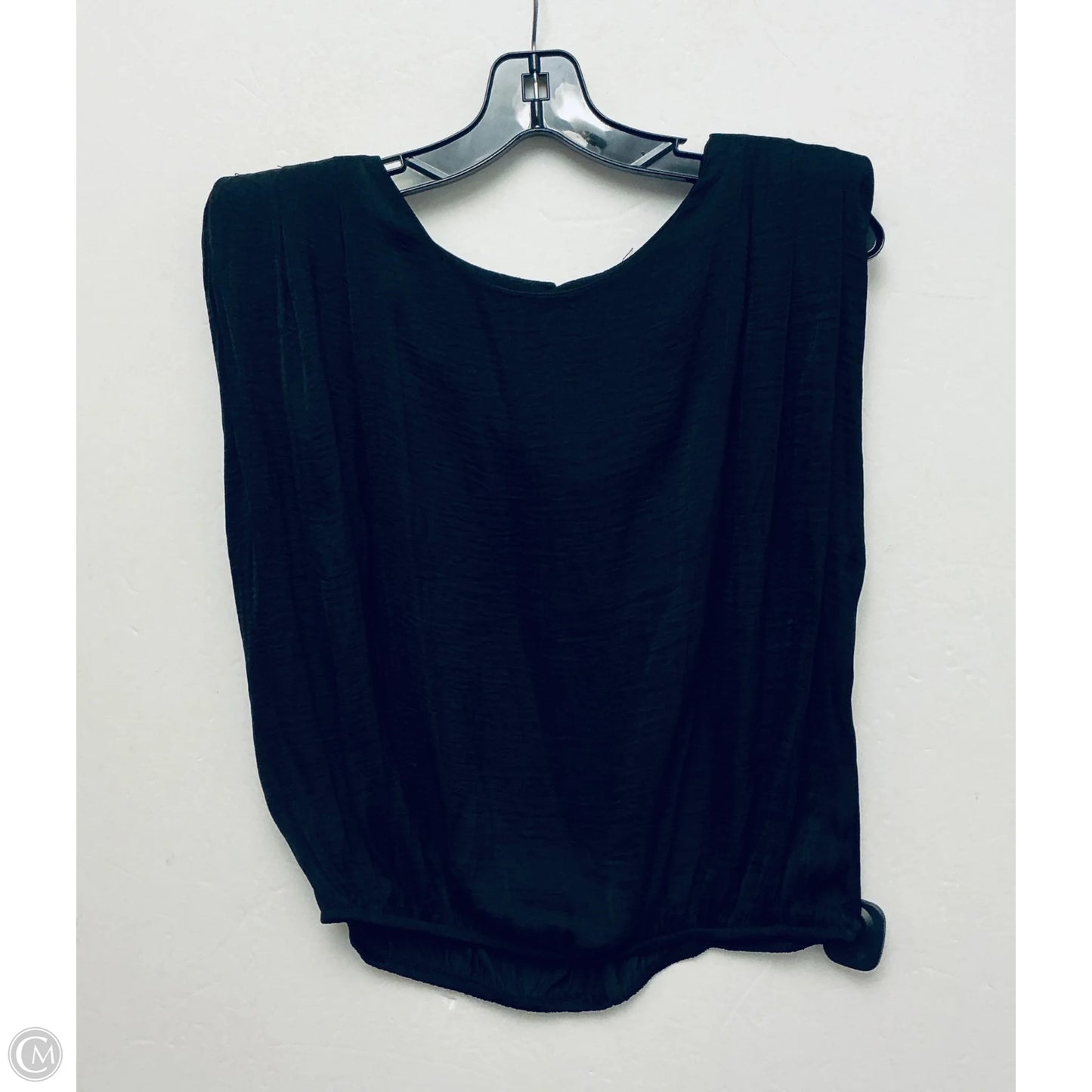 Top Sleeveless By Main Strip In Black, Size: L