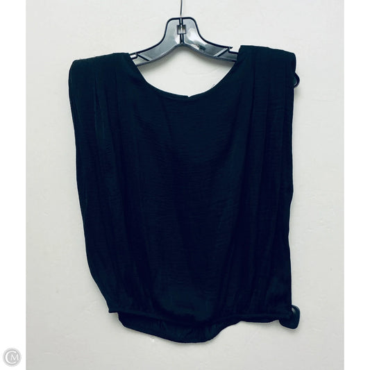 Top Sleeveless By Main Strip In Black, Size: L