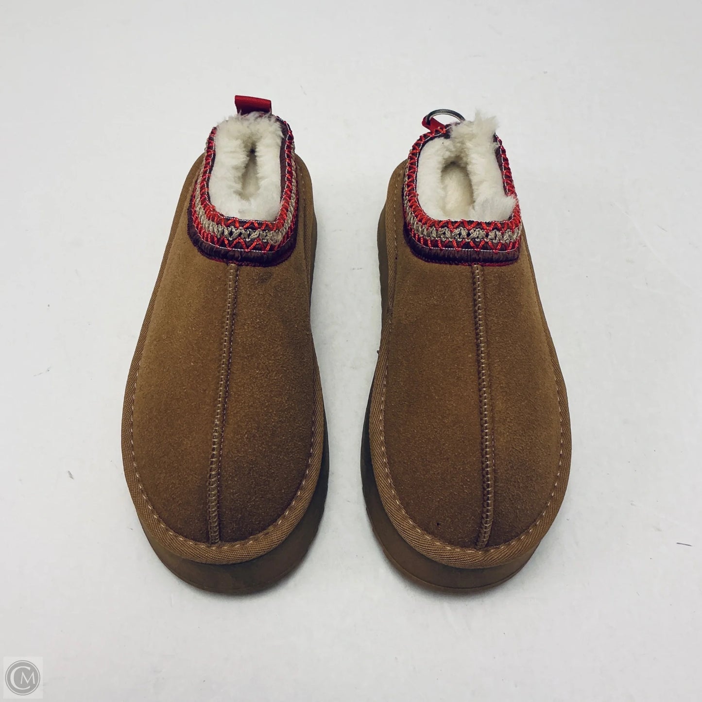 Sandals Flats By Clothes Mentor In Brown, Size: 7