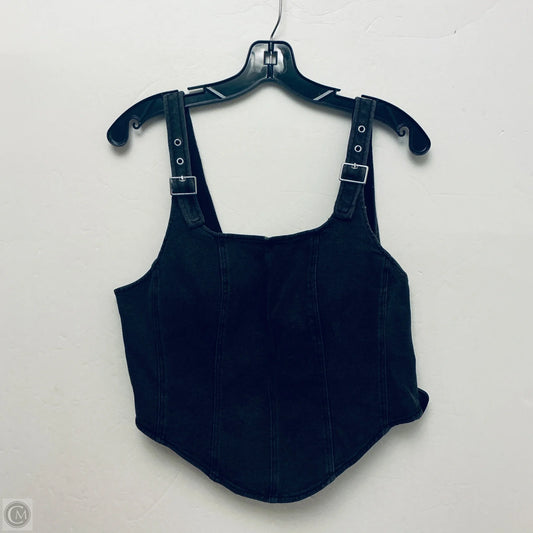 Top Sleeveless By Wild Fable In Black Denim, Size: Xl
