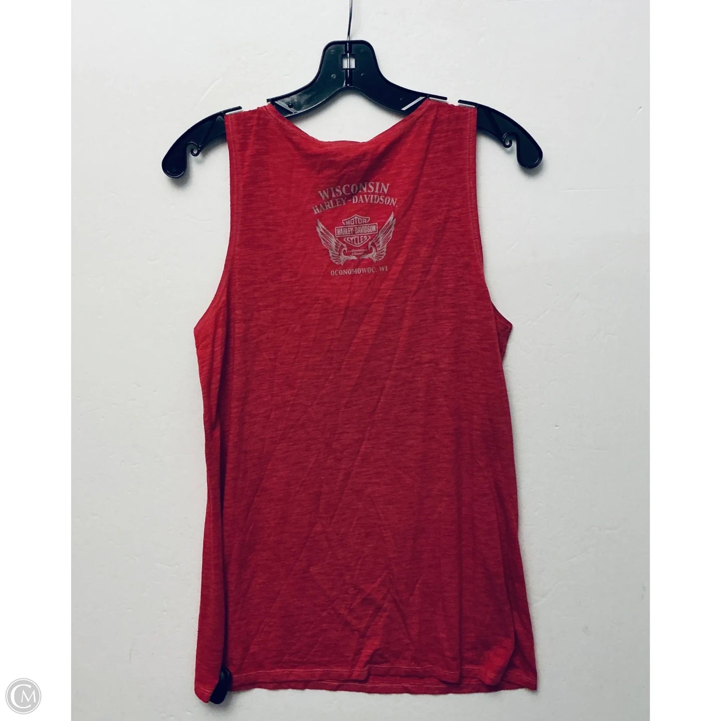 Top Sleeveless Basic By Harley Davidson In Red, Size: Xl