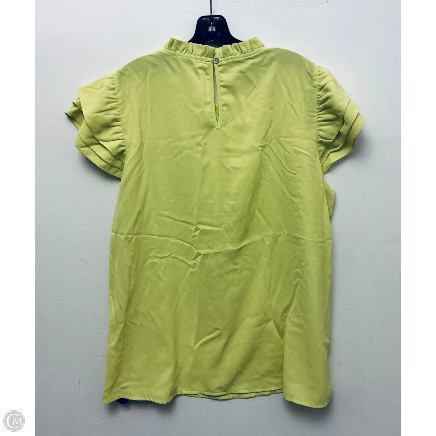 Top Short Sleeve By Jodifl In Yellow, Size: 1x
