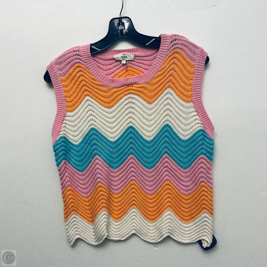 Top Sleeveless By Entro In Multi-colored, Size: L