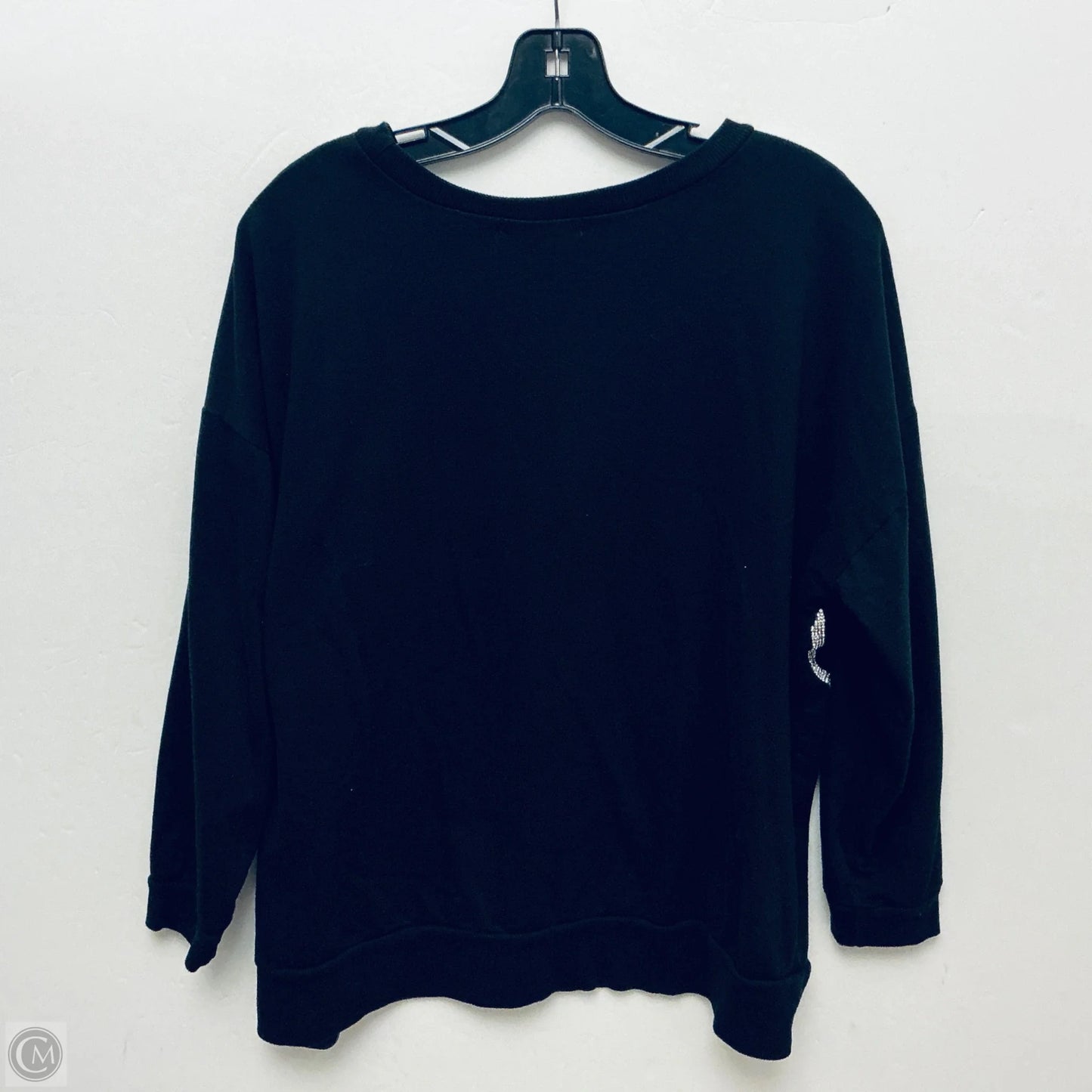 Top Long Sleeve By Retrology In Black, Size: 1x