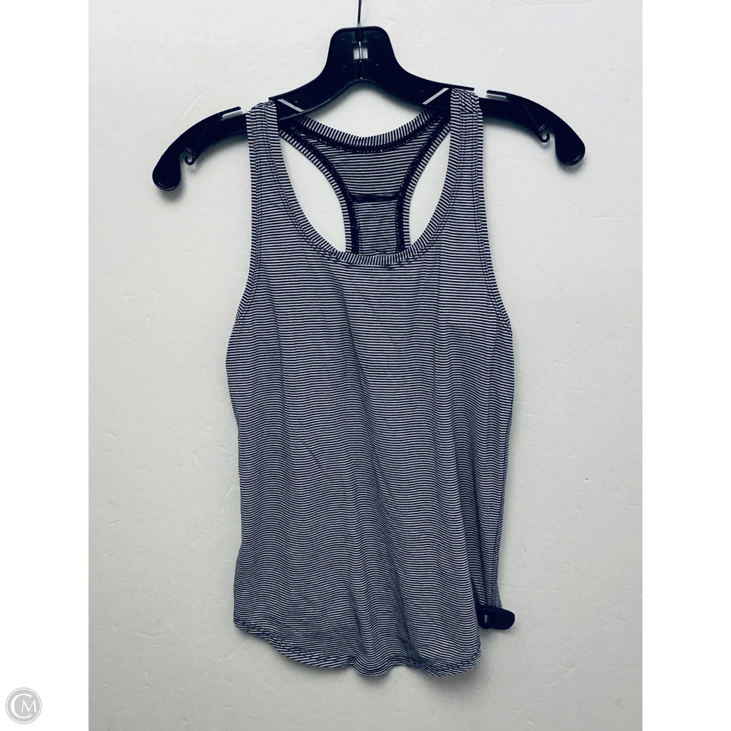 Athletic Tank Top By Lululemon In Striped Pattern, Size: S
