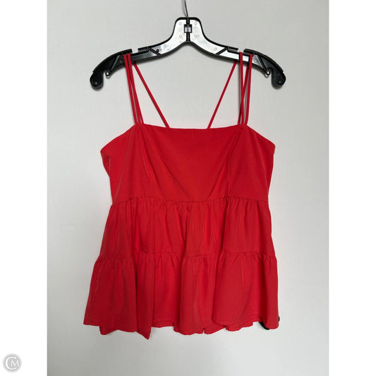 Top Sleeveless By Mittoshop In Red, Size: M
