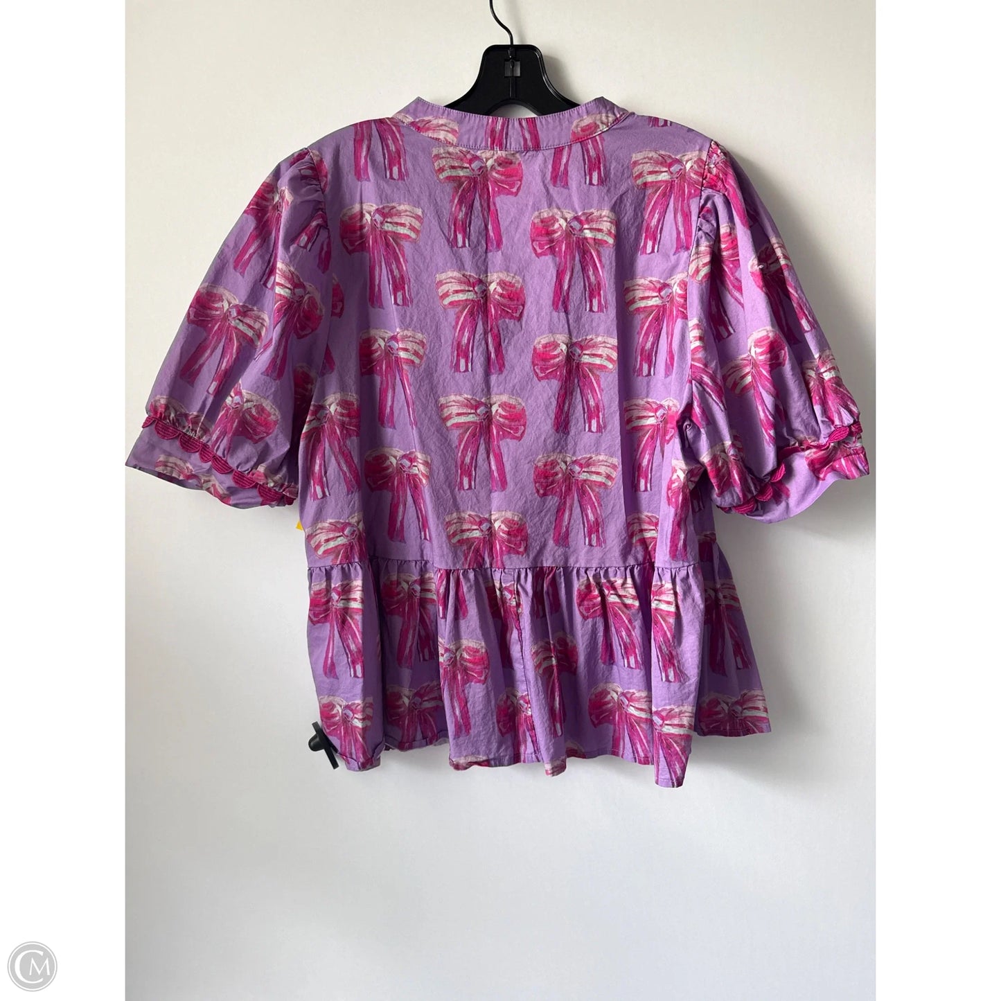 Top Short Sleeve By Entro In Purple, Size: Xl