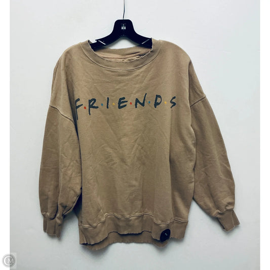 Sweatshirt Crewneck By American Eagle In Brown, Size: L
