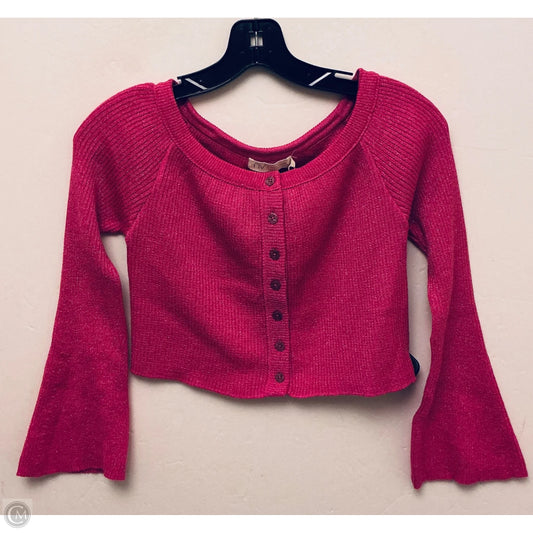 Top Long Sleeve By Clothes Mentor In Pink, Size: S