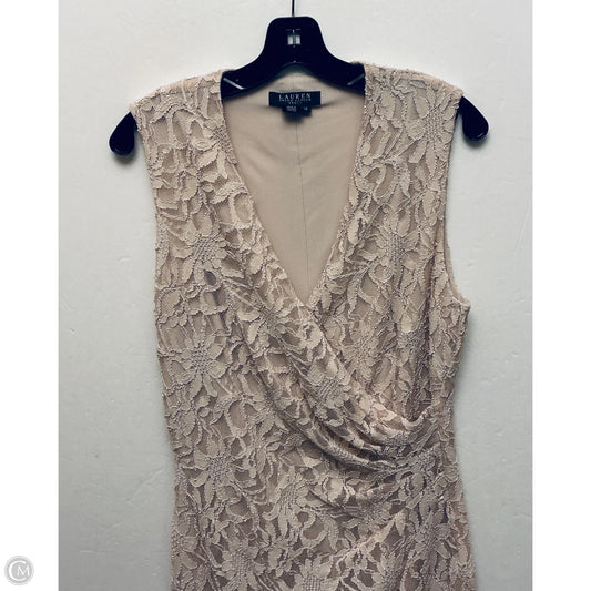 Dress Party Short By Lauren By Ralph Lauren In Brown, Size: L