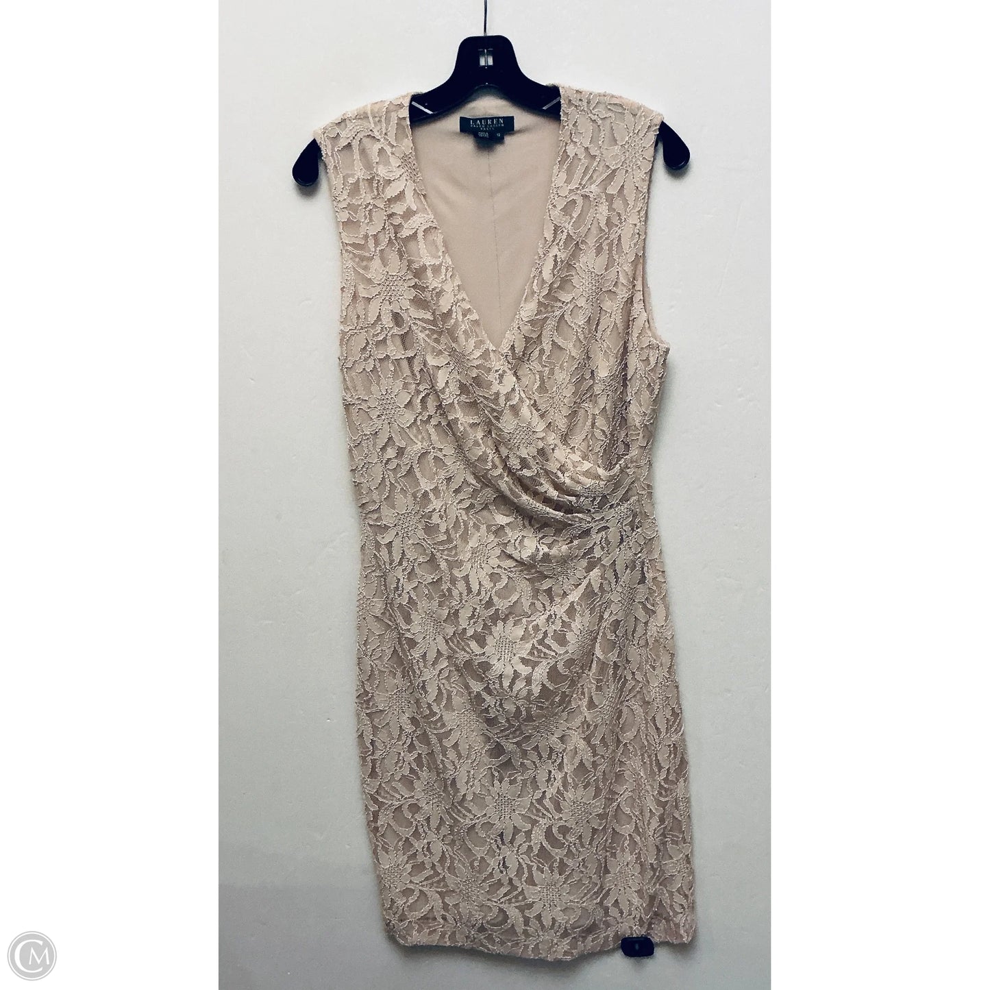 Dress Party Short By Lauren By Ralph Lauren In Brown, Size: L