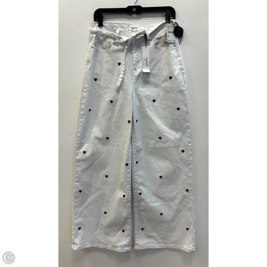 Top Short Sleeve By Johnny Was In Floral Print, Size: Xs