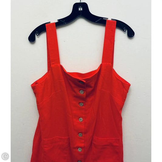 Dress Casual Short By Clothes Mentor In Red, Size: Xl