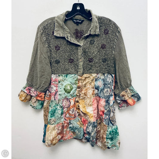 Top Long Sleeve By Clothes Mentor In Multi-colored, Size: L
