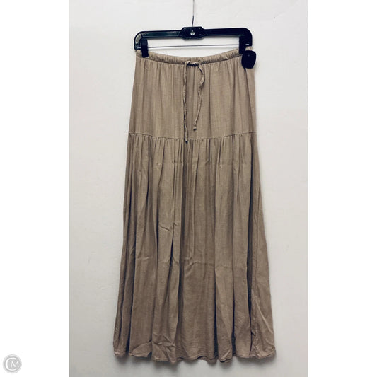 Skirt Maxi By Clothes Mentor In Brown, Size: S