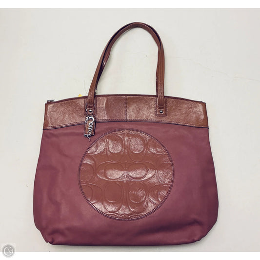 Handbag Designer By Coach, Size: Large