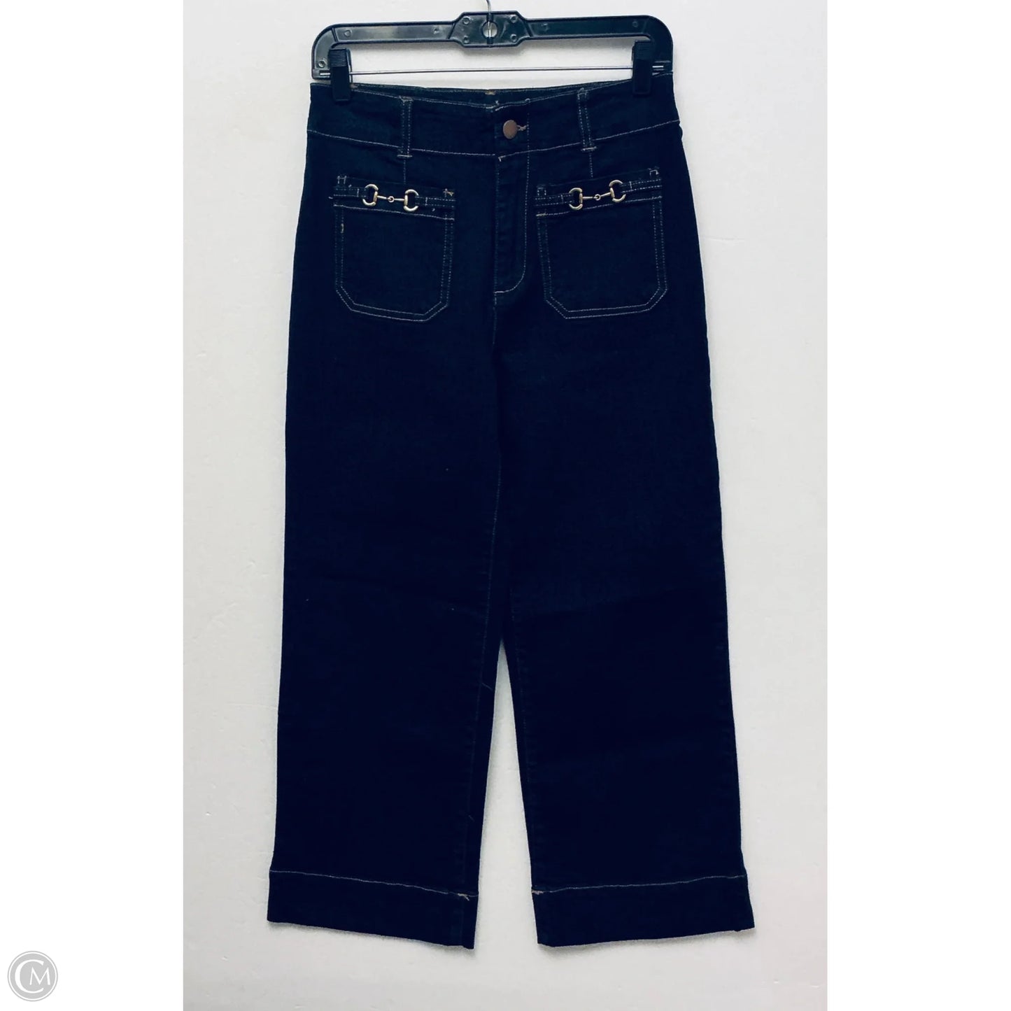 Jeans Wide Leg By Bagatelle In Blue Denim, Size: 4
