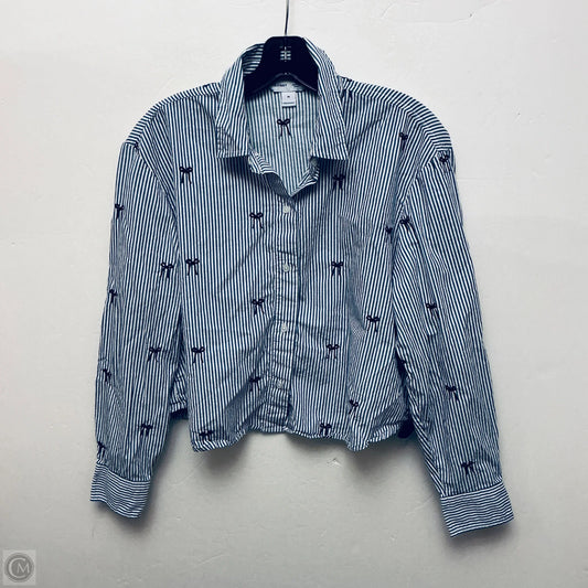 Top Long Sleeve By Old Navy In Striped Pattern, Size: M