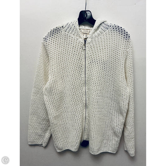 Sweater By Nicole Michelle In White, Size: 1x