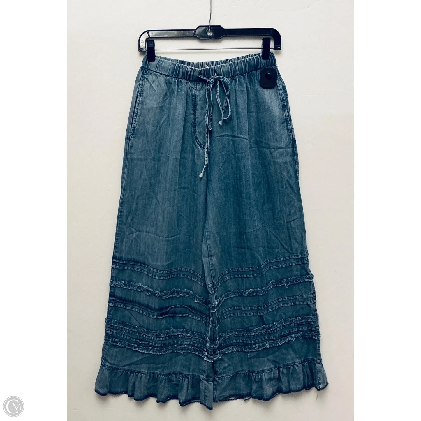 Pants Wide Leg By Easel In Blue, Size: S