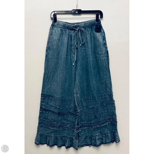 Pants Wide Leg By Easel In Blue, Size: S