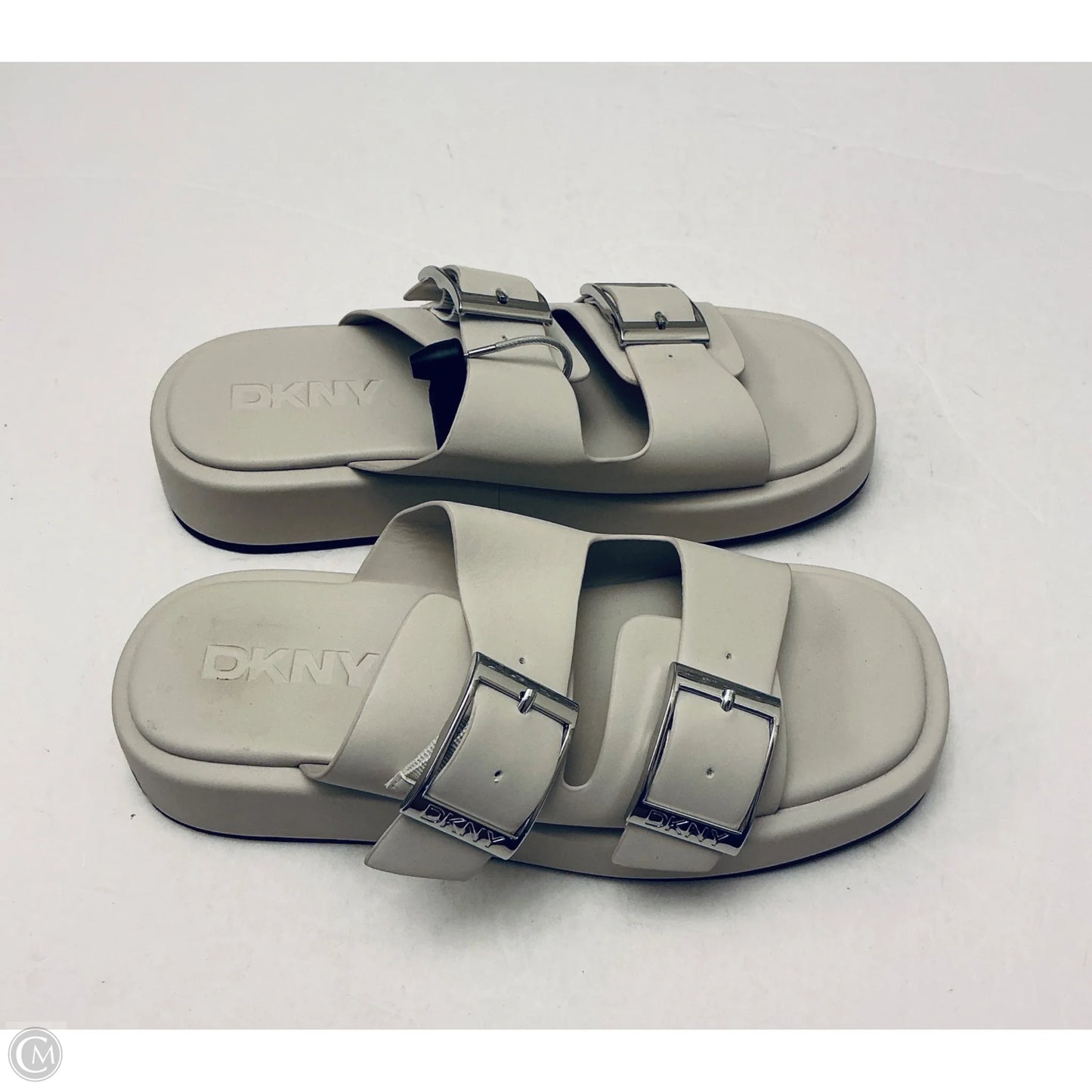 Sandals Heels Platform By Dkny In Cream, Size: 9