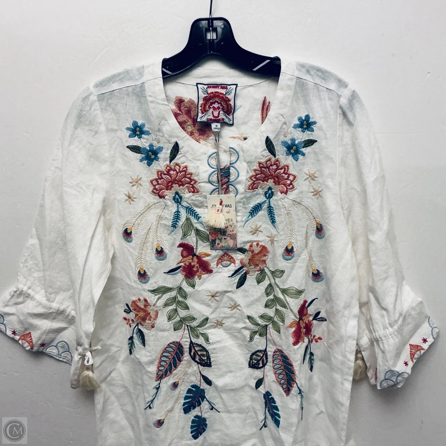 Dress Casual Short By Johnny Was In White, Size: M