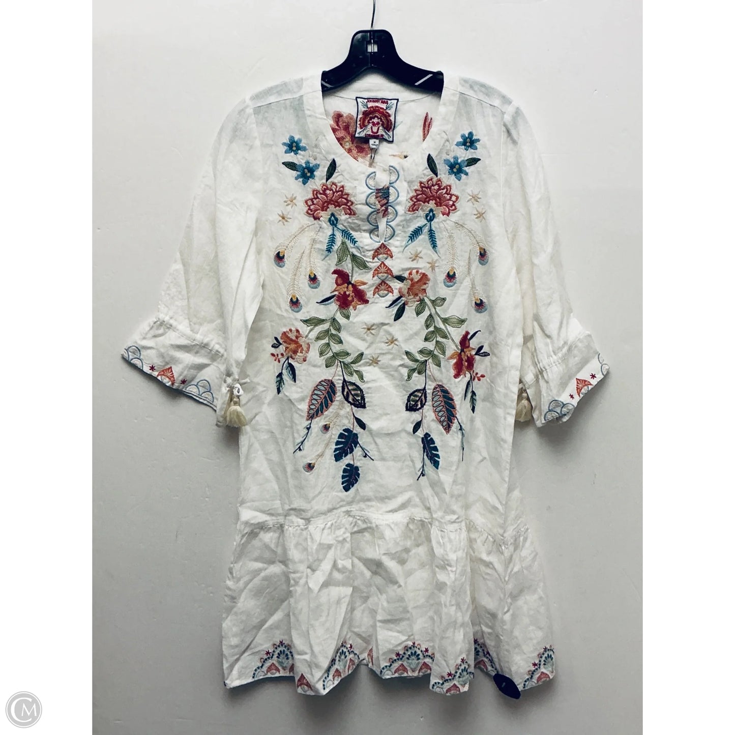 Dress Casual Short By Johnny Was In White, Size: M